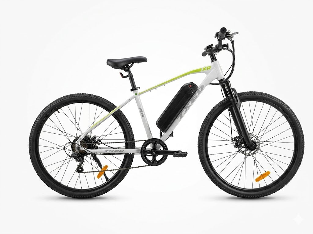Bicicleta eléctrica E Forward XR vista frontal — MTB urbana 350W Ecomotion Colombia