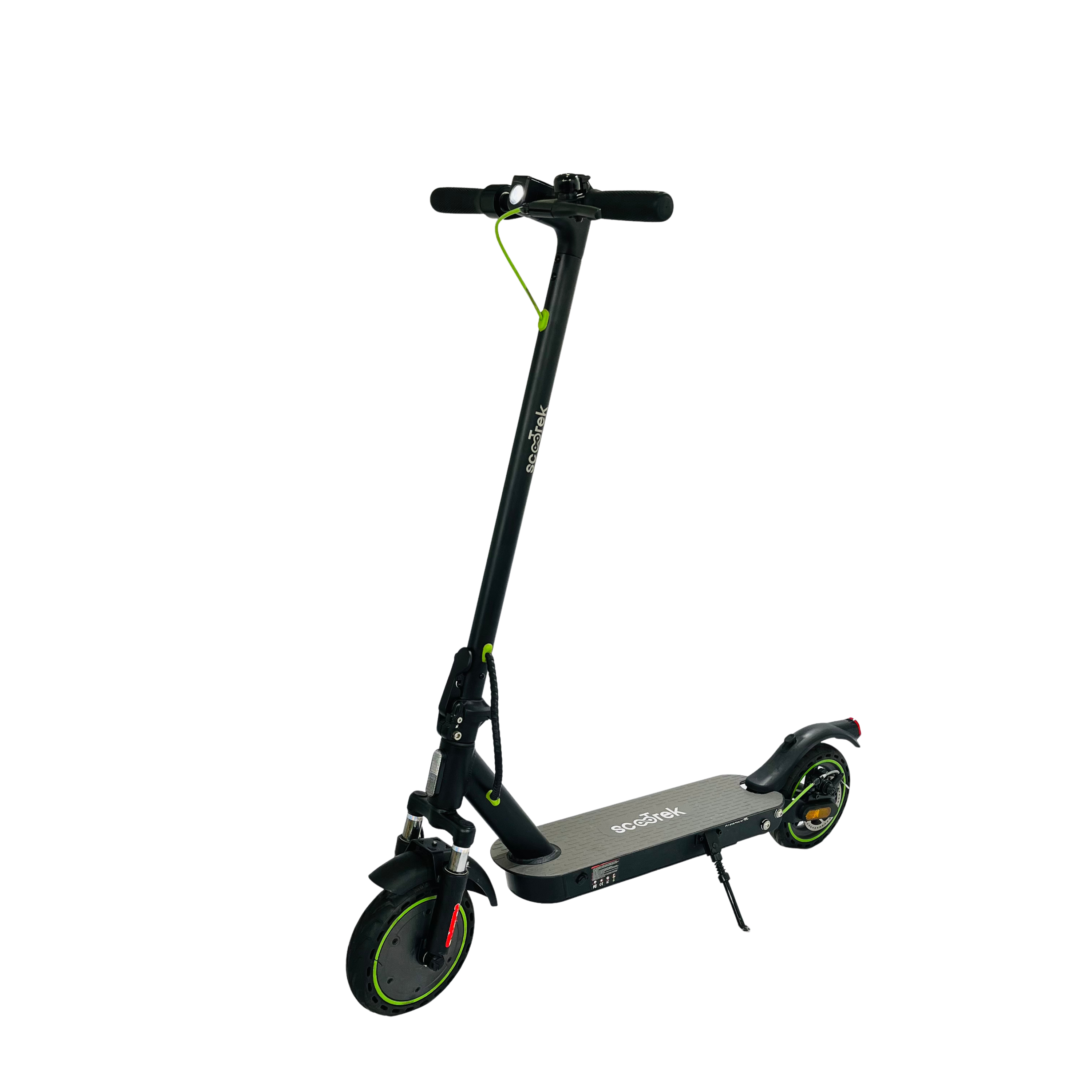 Scooter eléctrico City 350 Pro frontal — doble suspensión patineta eléctrica Colombia
