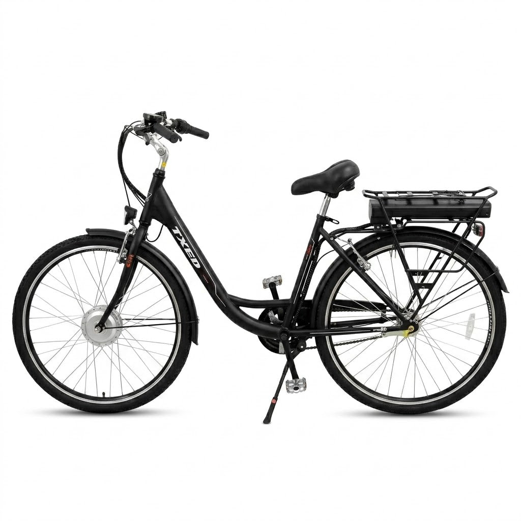 E Times City 4000DV color verde — bicicleta eléctrica Holland Ecomotion Colombia