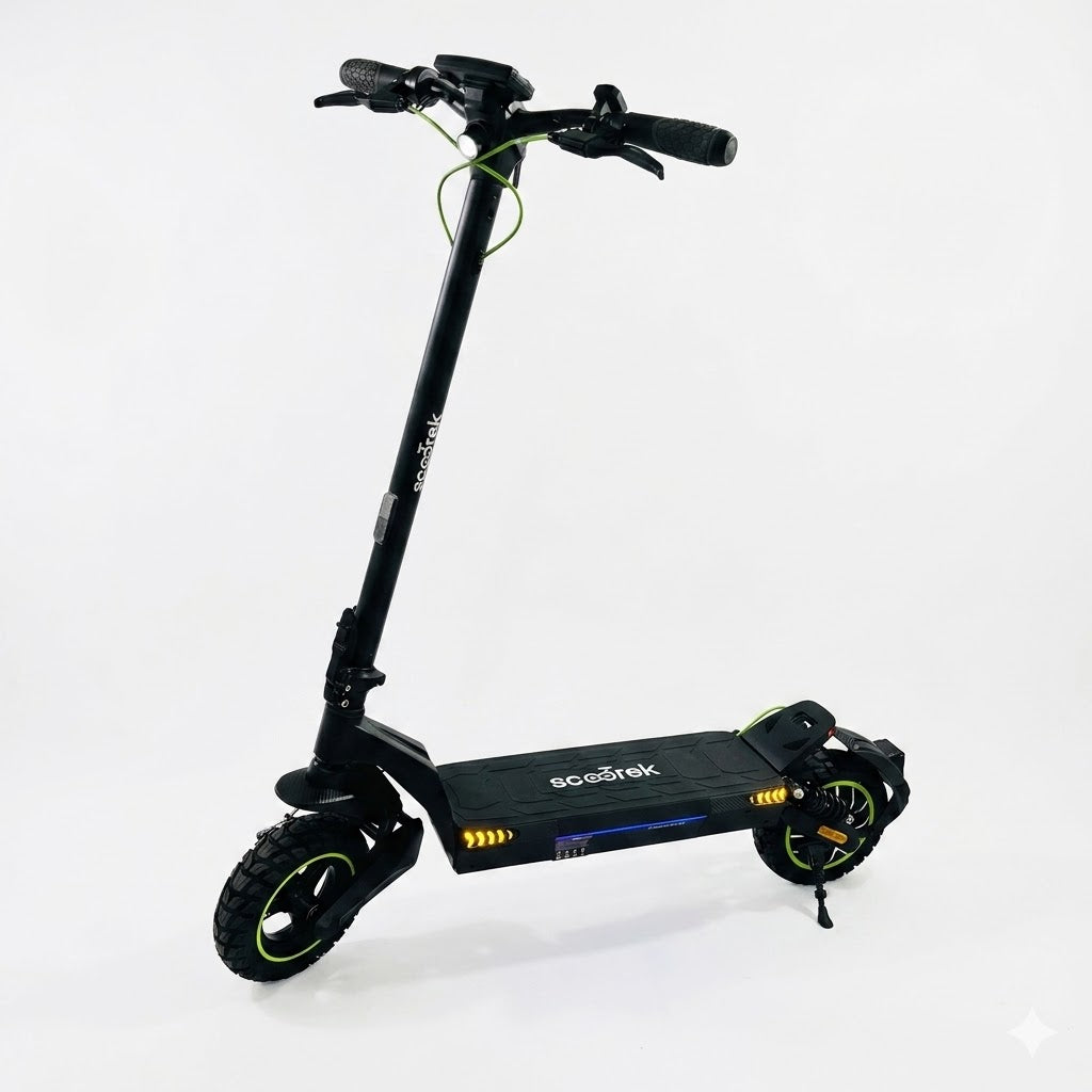 Scooter eléctrico Thunder 1000 frontal — patineta premium 1000W 48V Colombia Ecomotion
