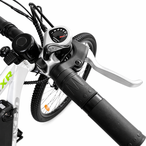 E Forward XR lateral — bicicleta eléctrica MTB frenos disco rin 29 Colombia