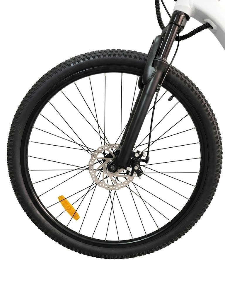 Detalle cuadro E Forward XR — bicicleta eléctrica MTB aluminio 6061 Ecomotion