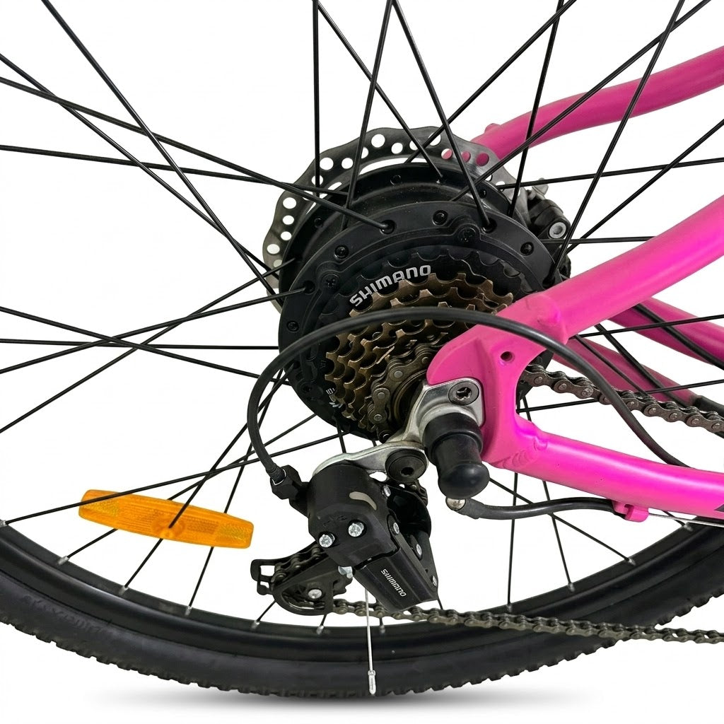 E Going Genius F lateral — bicicleta eléctrica femenina frenos disco Shimano