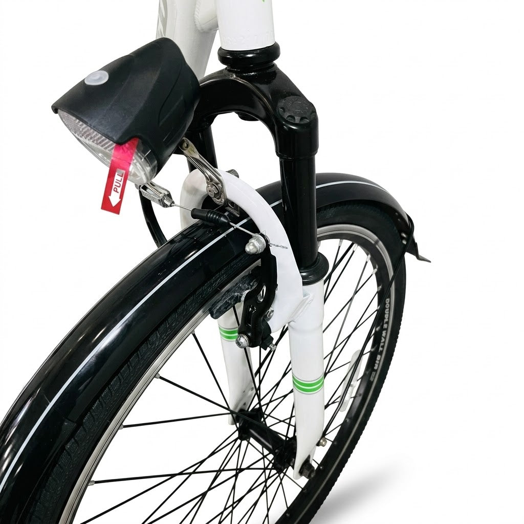 Detalle motor E Times City 4000DV — bicicleta eléctrica doble velocidad 350W