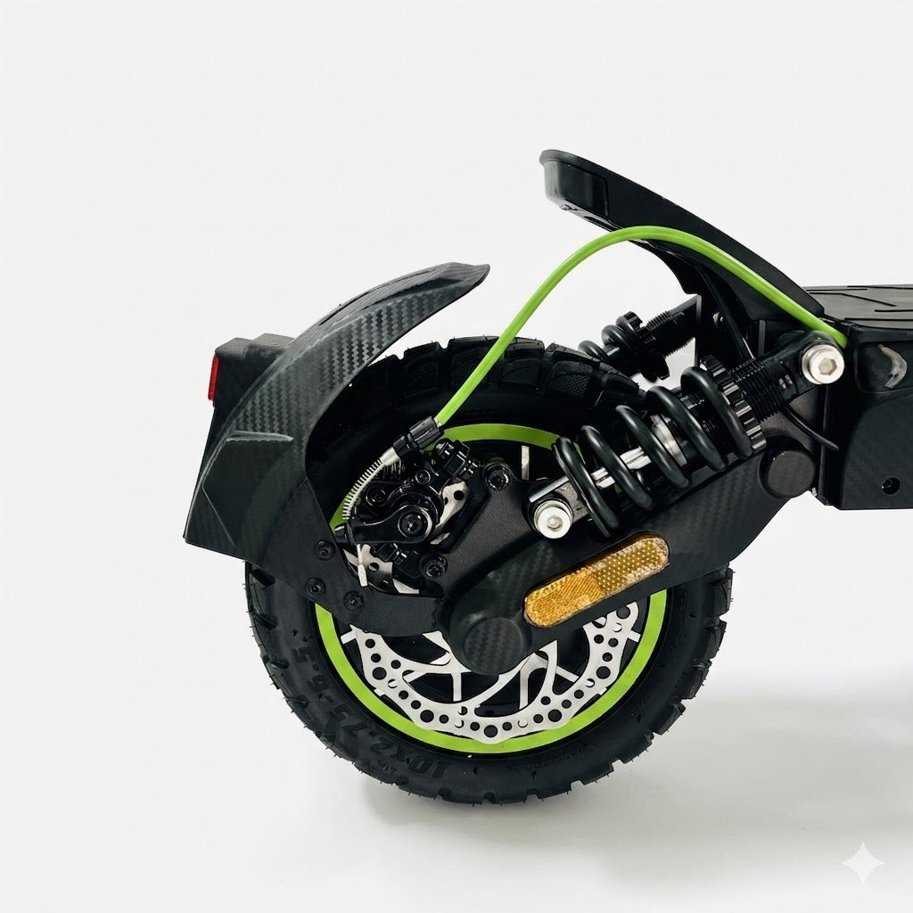 Detalle motor Thunder 1000 — scooter eléctrico premium 1000W 48V Ecomotion