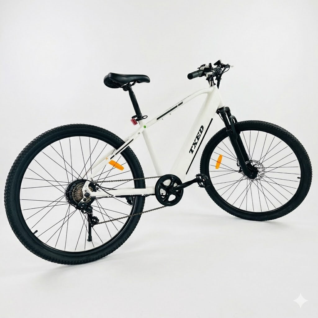 Detalle motor 350W E Going Genius M — cuadro aluminio 6061 bicicleta eléctrica