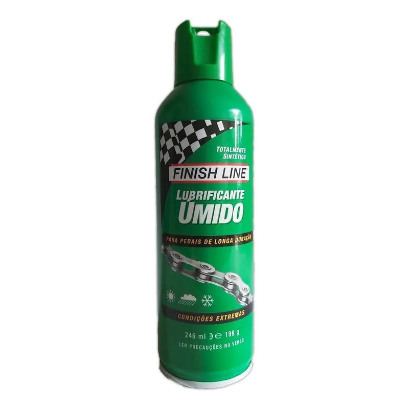 Lubricante Cadena Finish Line Cross Country Humedo 8oz Spray