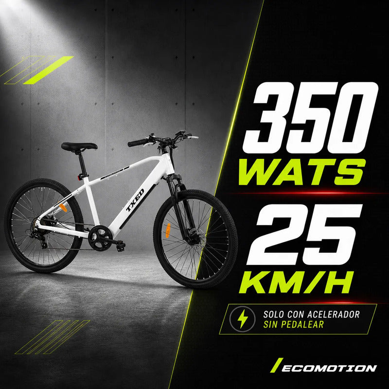 Bicicleta Eléctrica Txed E Going Genius M 350w Pico Blanco