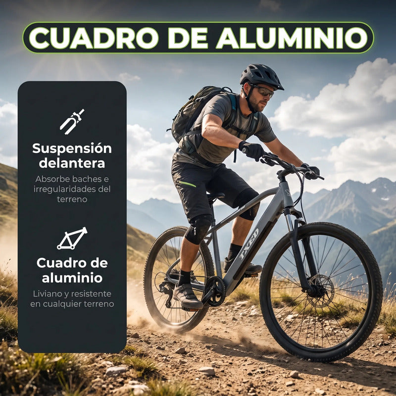 Bicicleta Eléctrica Txed E Going Genius M 350w Pico Gris Oscuro