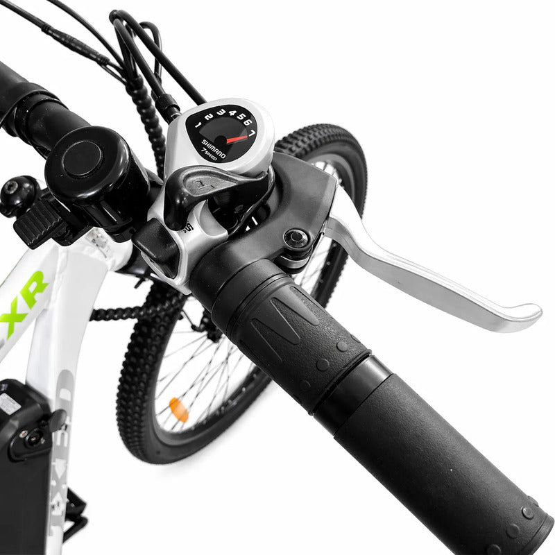 Bicicleta Electrica Mtb Rin 29 Frenos De Disco Suspension Blanco