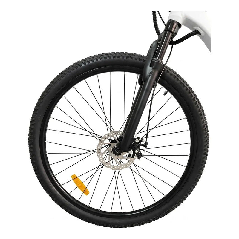 Bicicleta Electrica Mtb Rin 29 Frenos De Disco Suspension Blanco