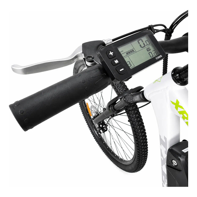 Bicicleta Electrica Mtb Rin 29 Frenos De Disco Suspension Blanco