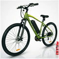 Bicicleta Electrica Mtb Rin 29 Frenos De Disco Suspension Verde Musgo