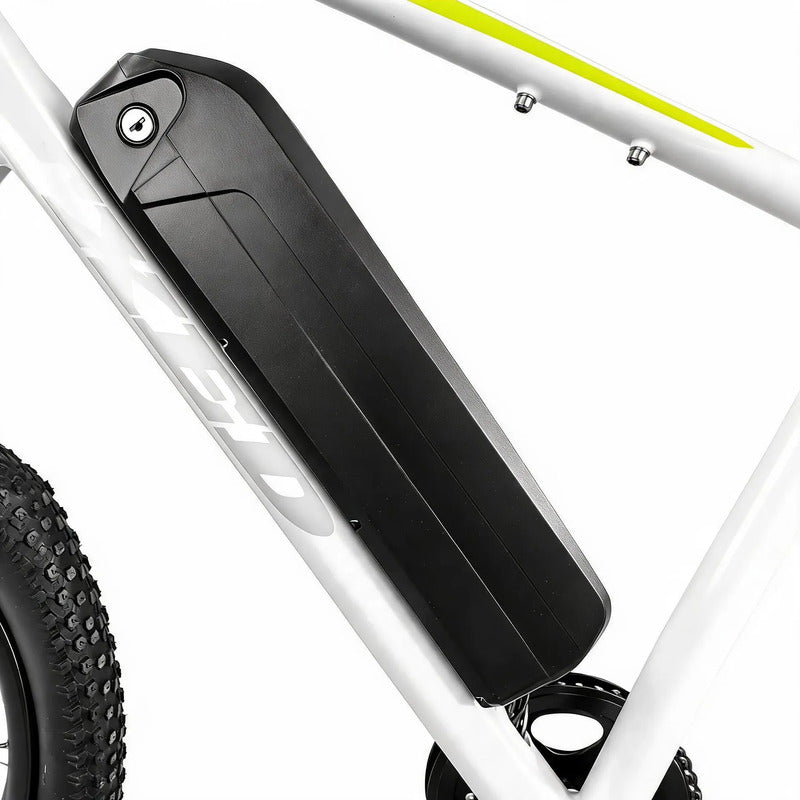 Bicicleta Electrica Mtb Rin 29 Frenos De Disco Suspension Blanco