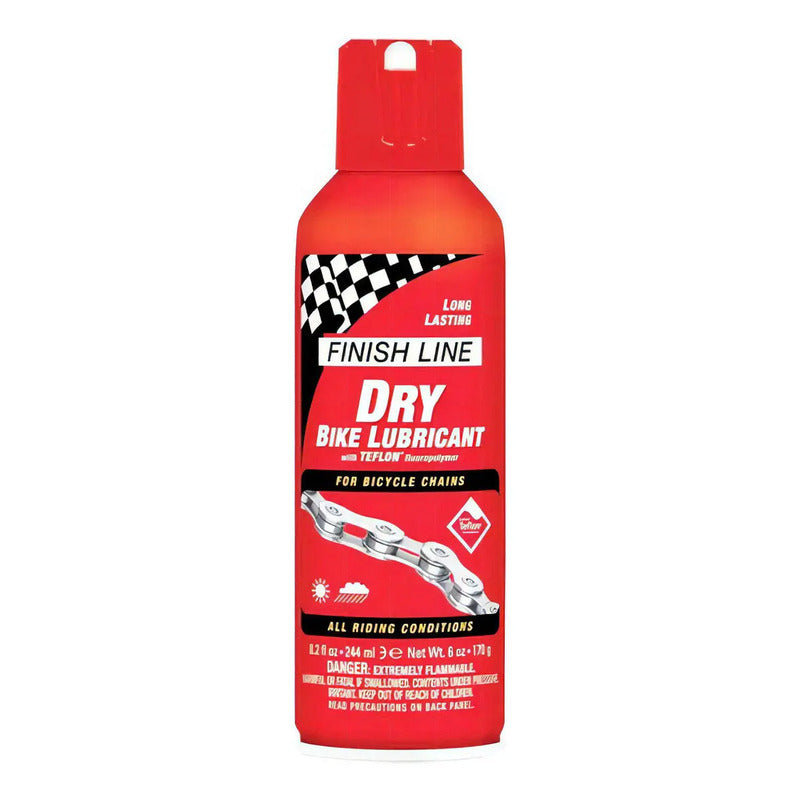Aceite Lubricante Bicicleta Finish Line En Seco 244ml Made In Usa