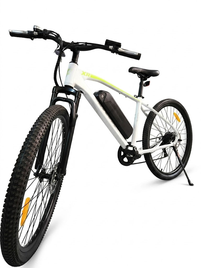 E Forward XR detalle frenos disco mecánico — bicicleta eléctrica MTB Ecomotion